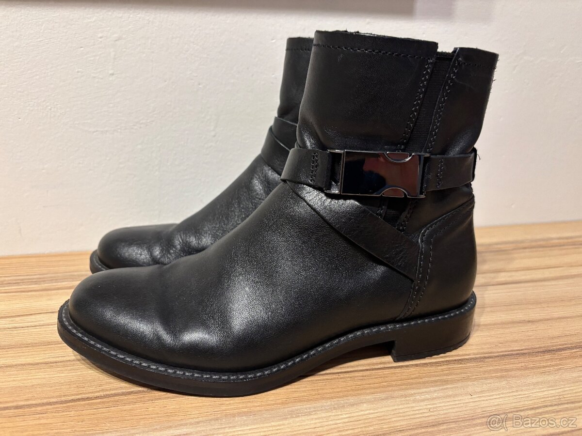 Kožene kotníčkove Ecco Sartorelle - vel. 37