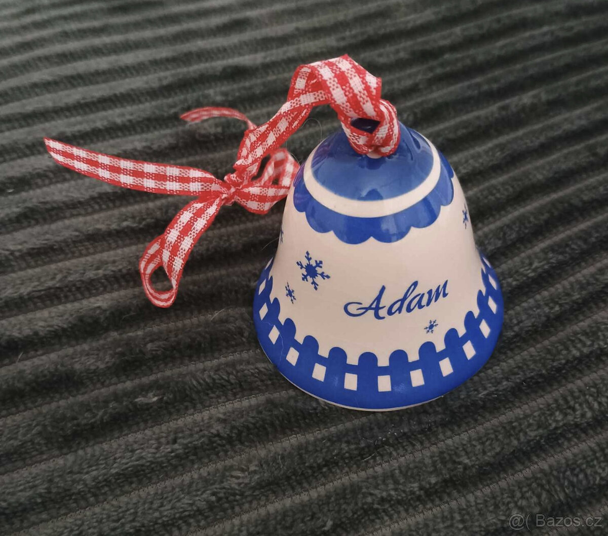 keramický zvoneček Adam