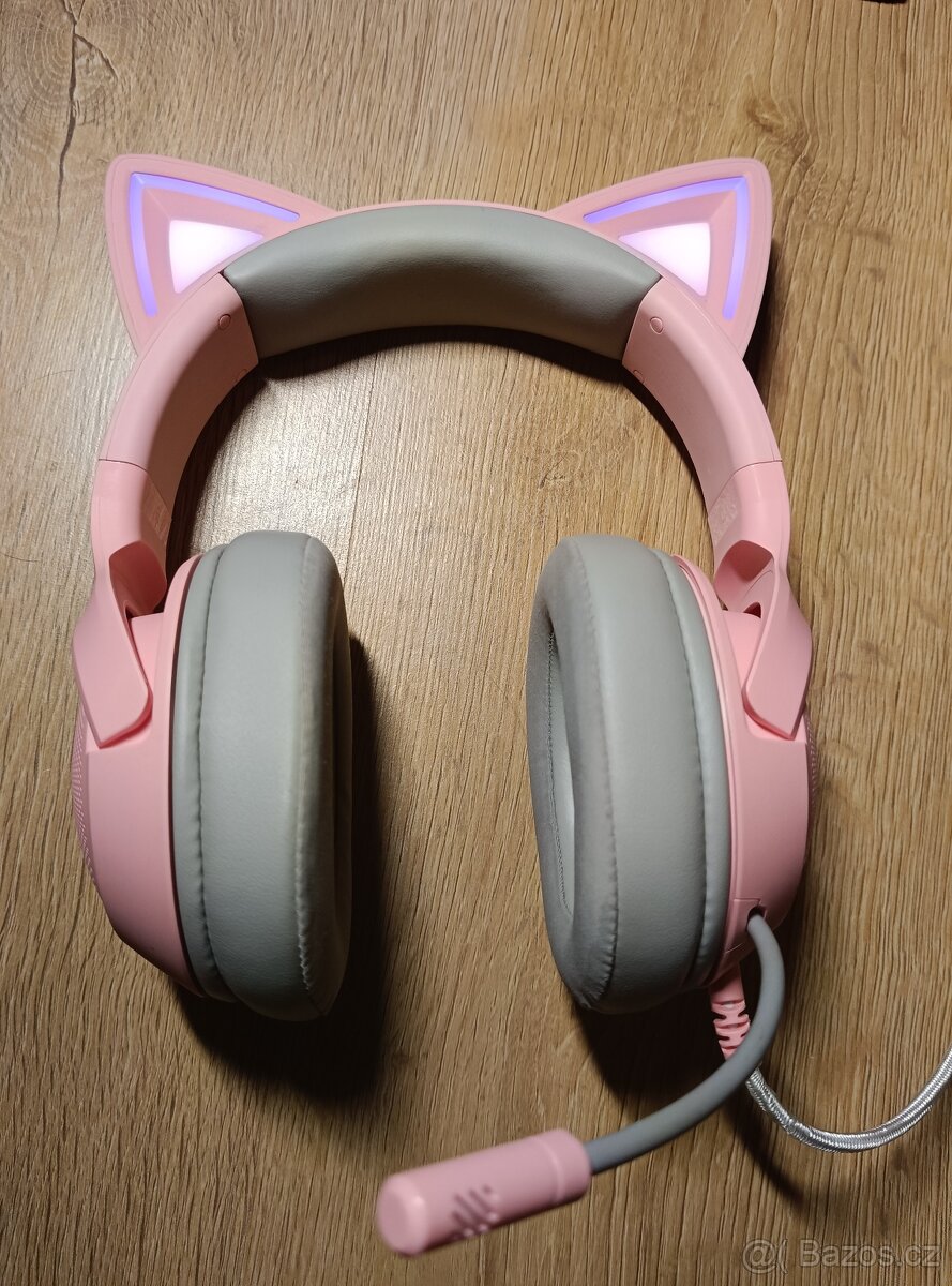 Herní sluchátka Razer Kraken Kitty V2 Quartz