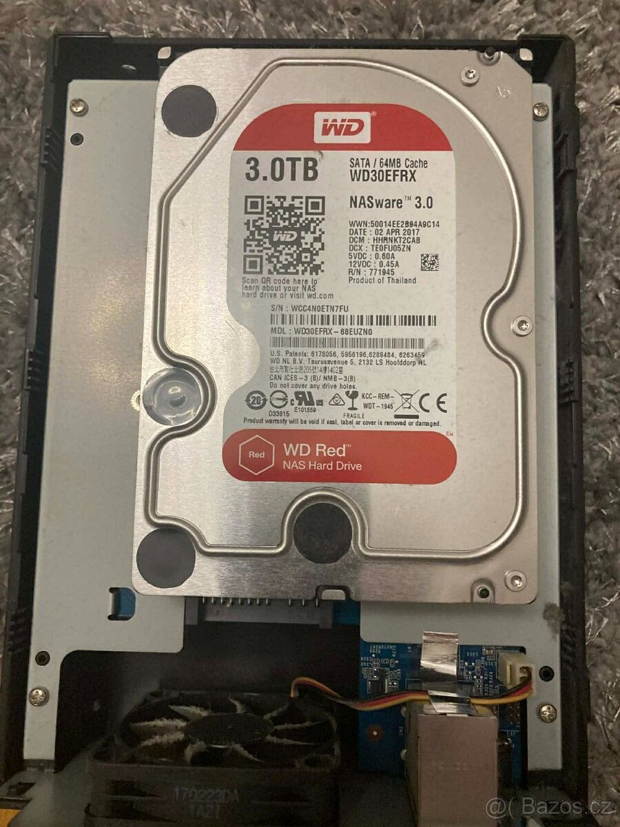 Synology DS116 síťové úložiště, 3TB disk