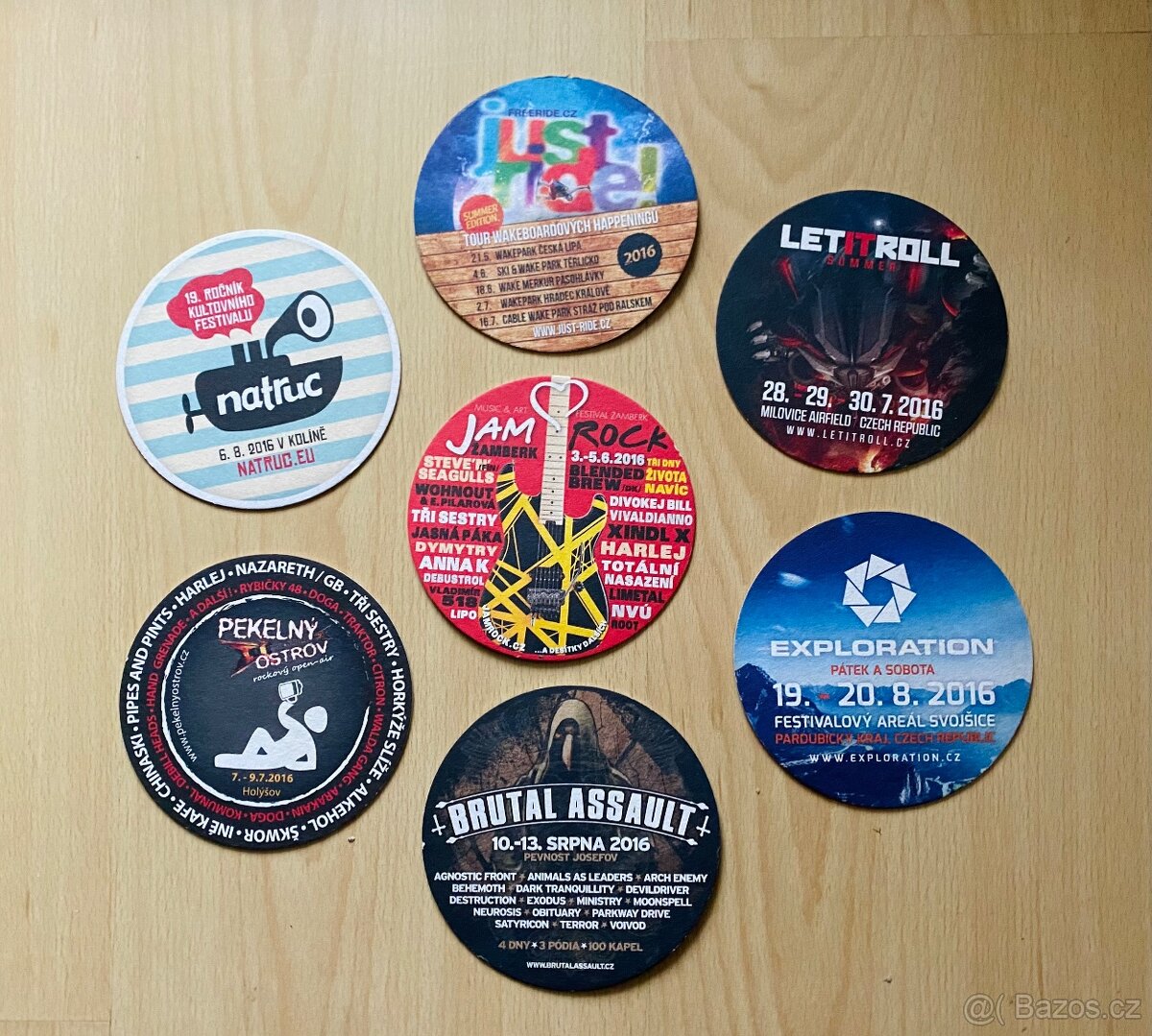 Pivní tácky Budvar