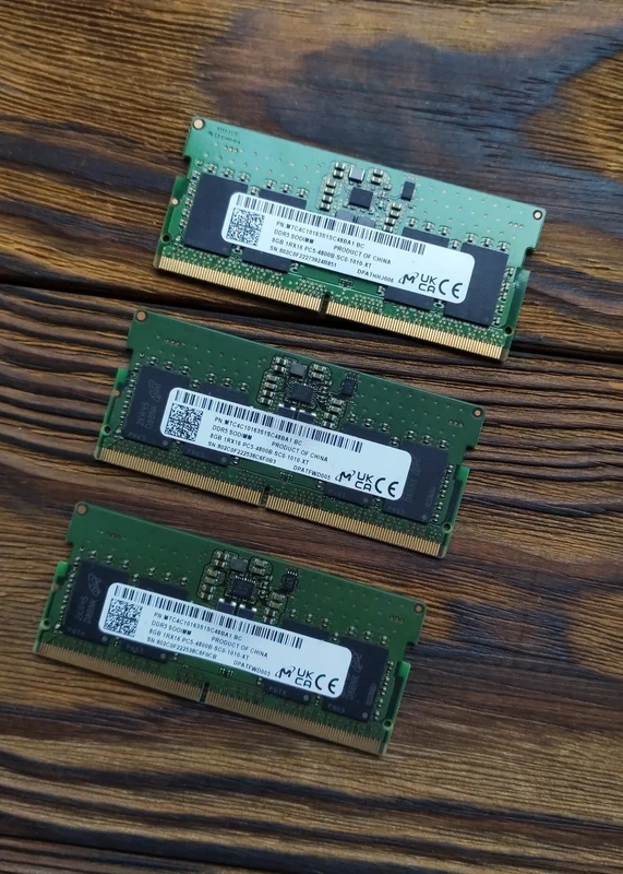 Ddr5 SO-DIMM paměťové moduly – Micron 8GB