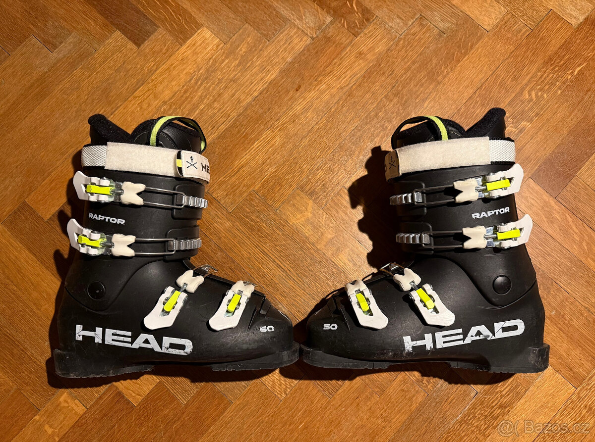 LYŽÁKY 25/25,5 HEAD RAPTOR 50 DĚTSKÉ