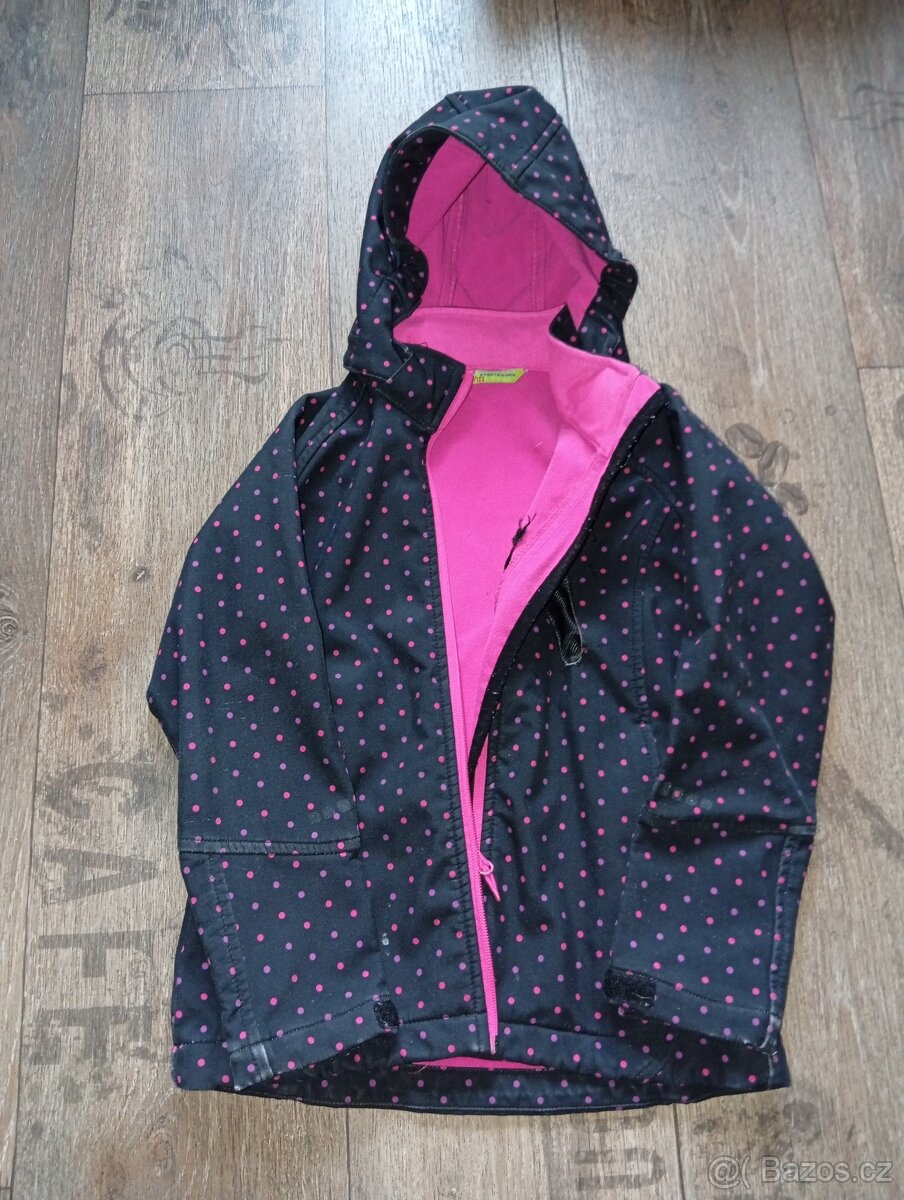 Dětská softshellová bunda vel. 128