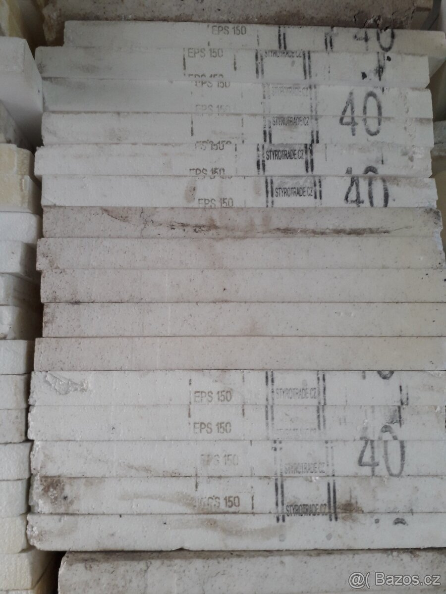 POLYSTYREN EPS 150 SÍLA 40 MM