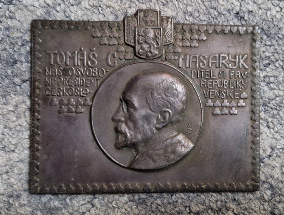 Plaketa T.G.Masaryk