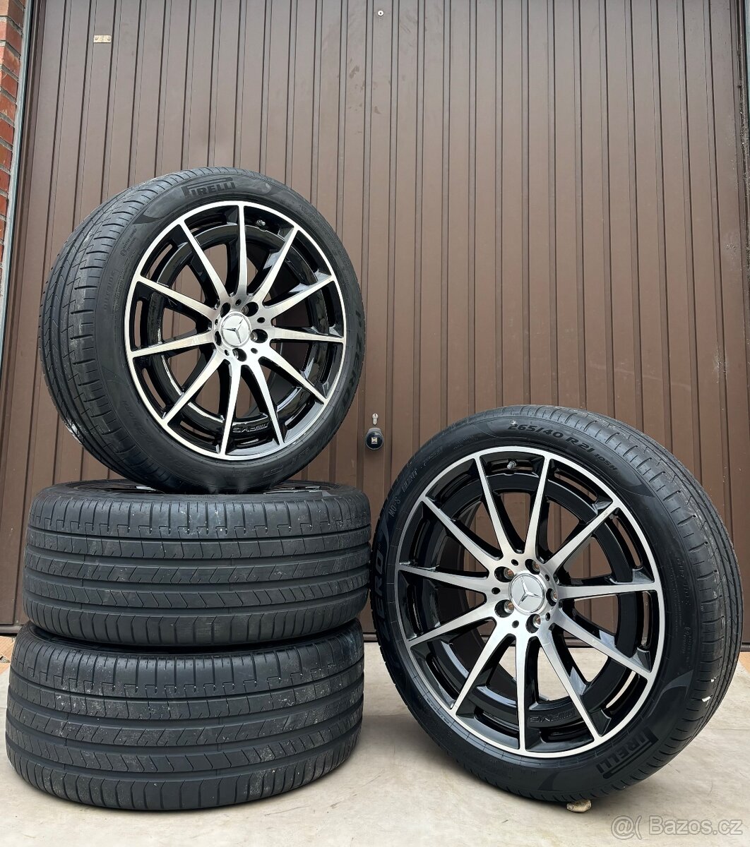 Mercedes EQS R21 Alu kola 21 Letní Pirelli P Zero