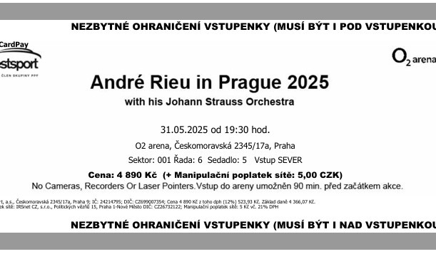 André Rieu Prague 31.5.2025
