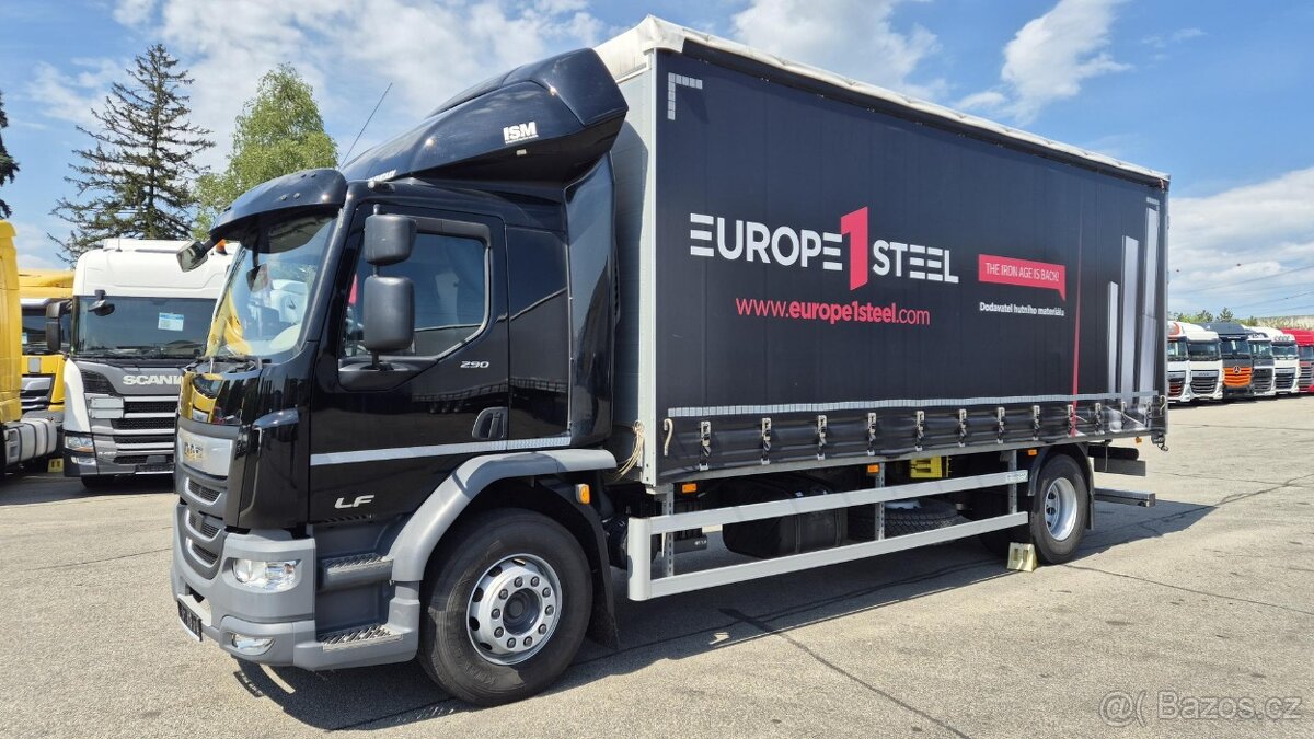 DAF LF 290 FA Sleeper Cab EURO 6 - valník s plachtou