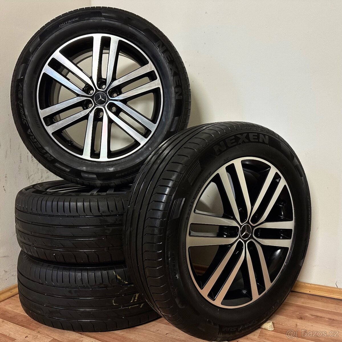 MERCEDES X 6x114,3 R19 ET50+LETNÍ 255/55R19 6,5mm