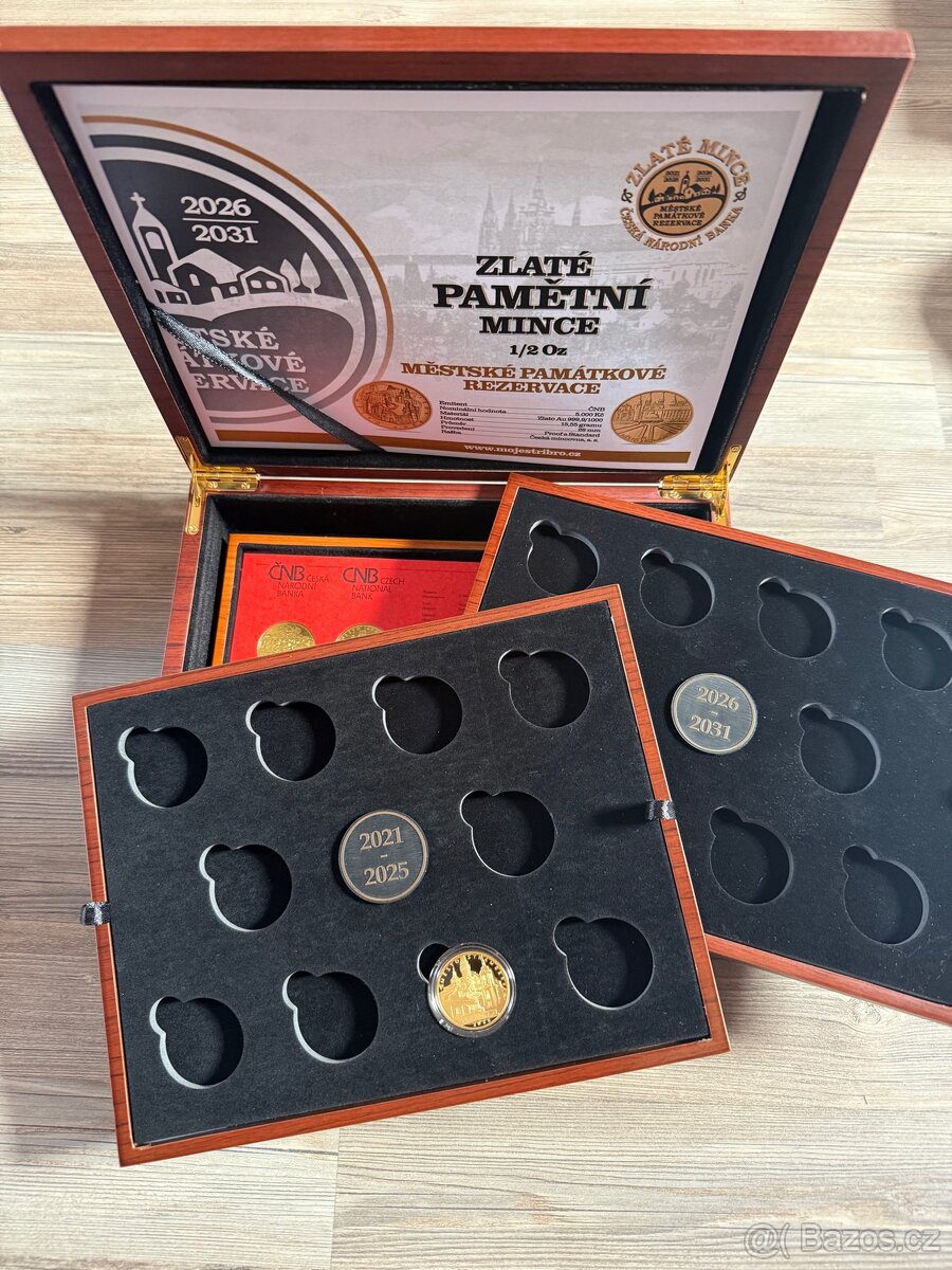 Štramberk PROOF + Etue pro Městské památkové r. 1/2oz
