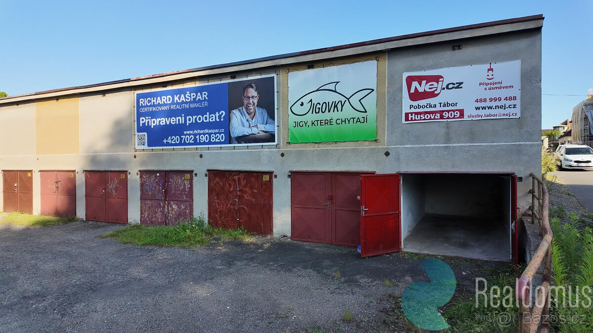 Pronájem garáže, 20 m2, Černé mosty, Tábor