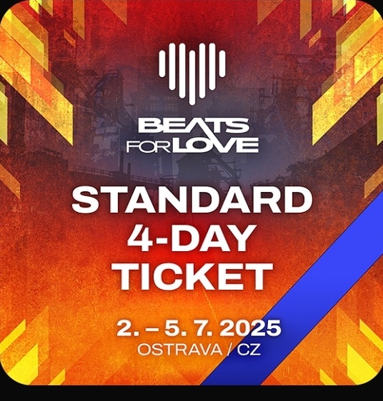 4 denní vstupenka na Beats for love
