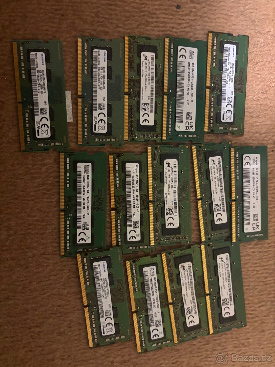 Ram 4gb DDR4 MIX do notebooku