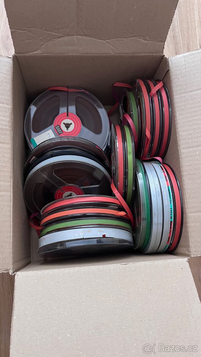 Magnetofonové pásky Basf a jiné. Průměr 15 cm