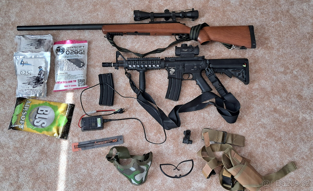 Prodám airsoftový set z obrázku