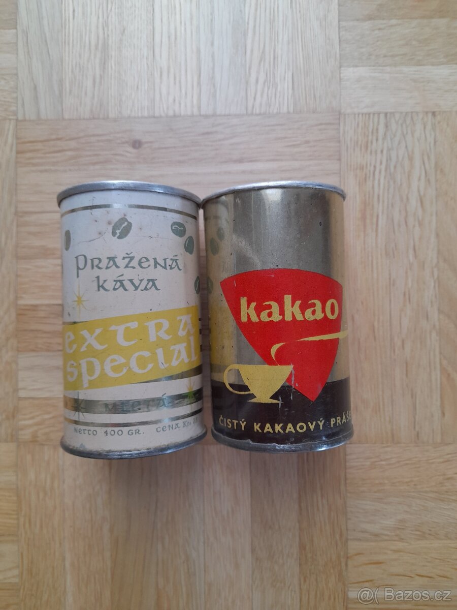 Retro plechovky ze 70. let