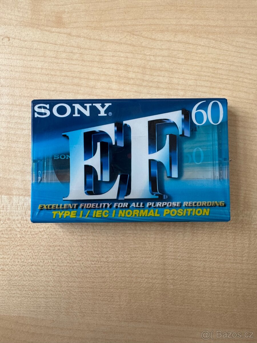 Audiokazety SONY EF 60 - 6 ks, nové