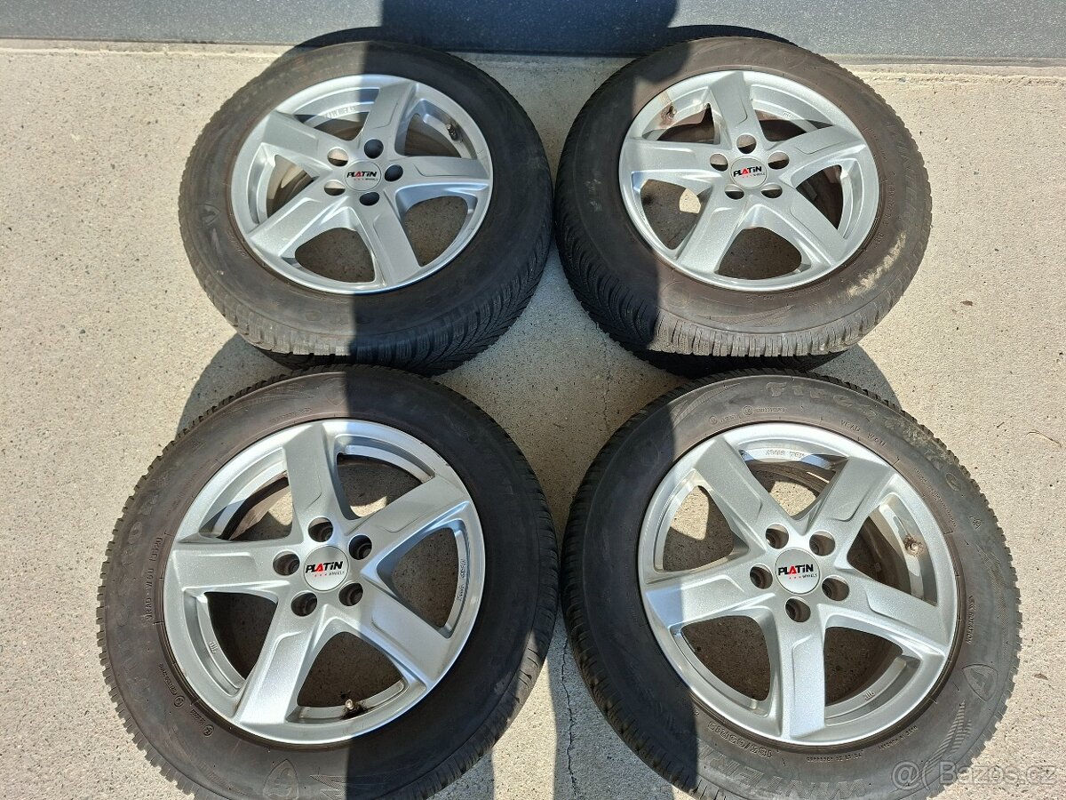 15" ZIMNÍ sada ALU kol 5x100 + pneu 185/65 R15