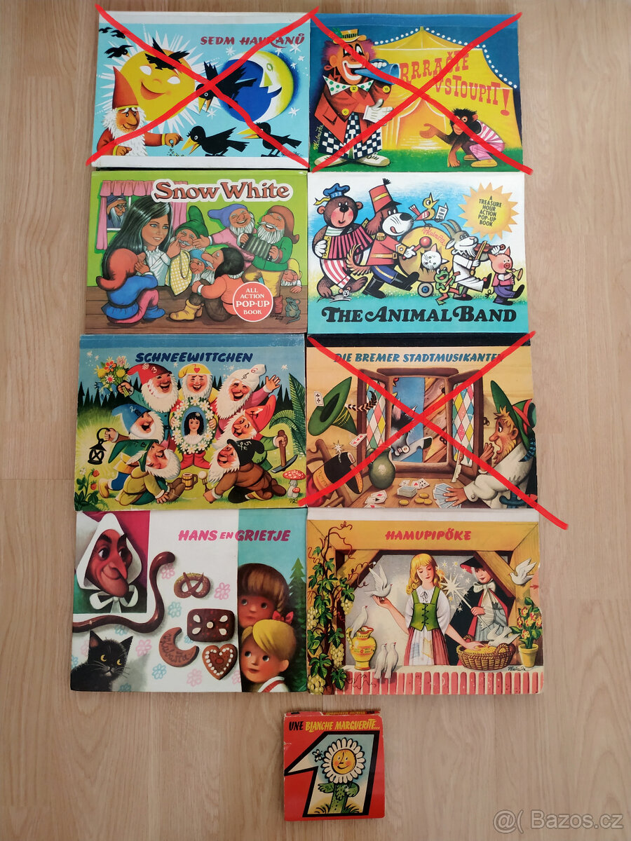 Prostorová leporela - ilustrace Vojtěch Kubašta, 1964-75