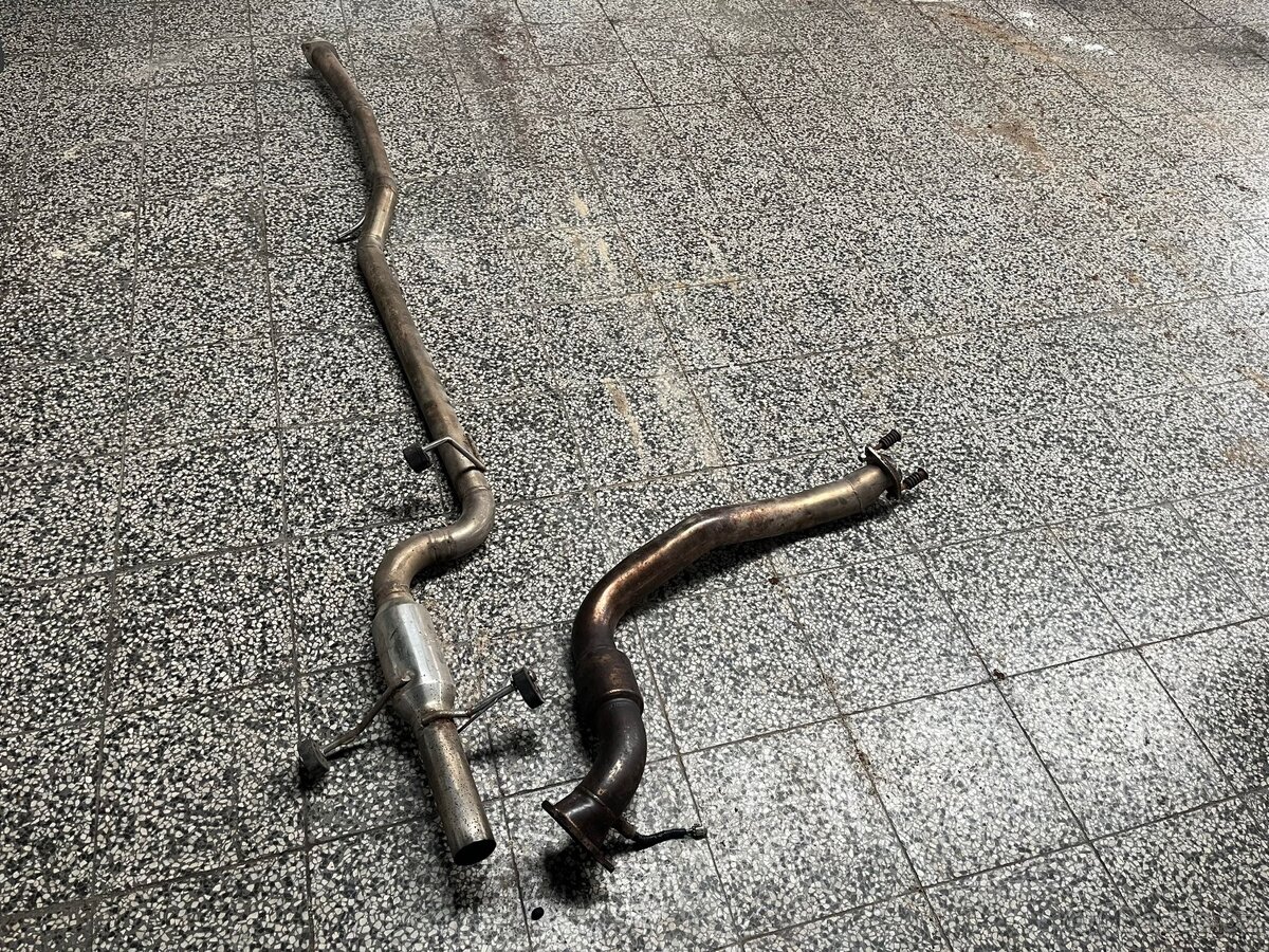 Subaru Impreza turbo - kompletní výfuk