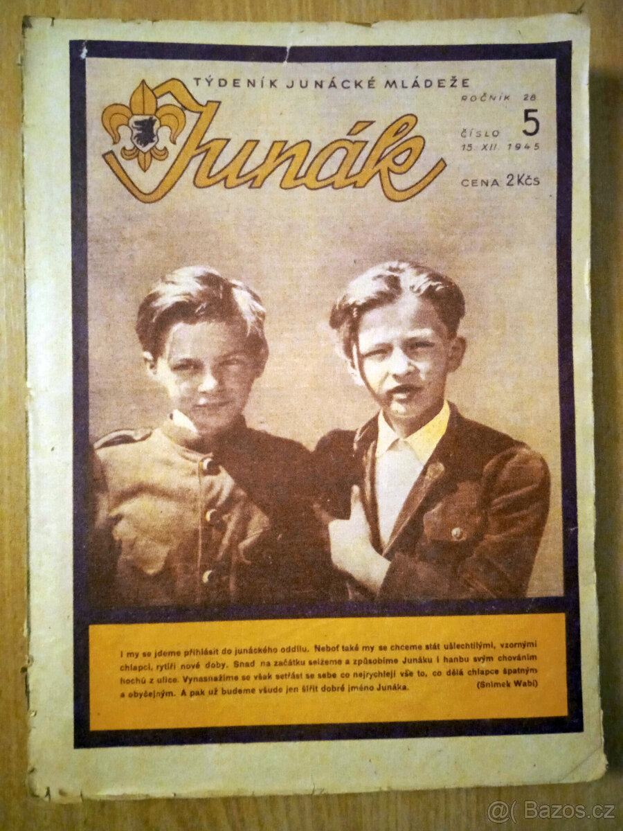 Časopisy JUNÁK 1945 – 46