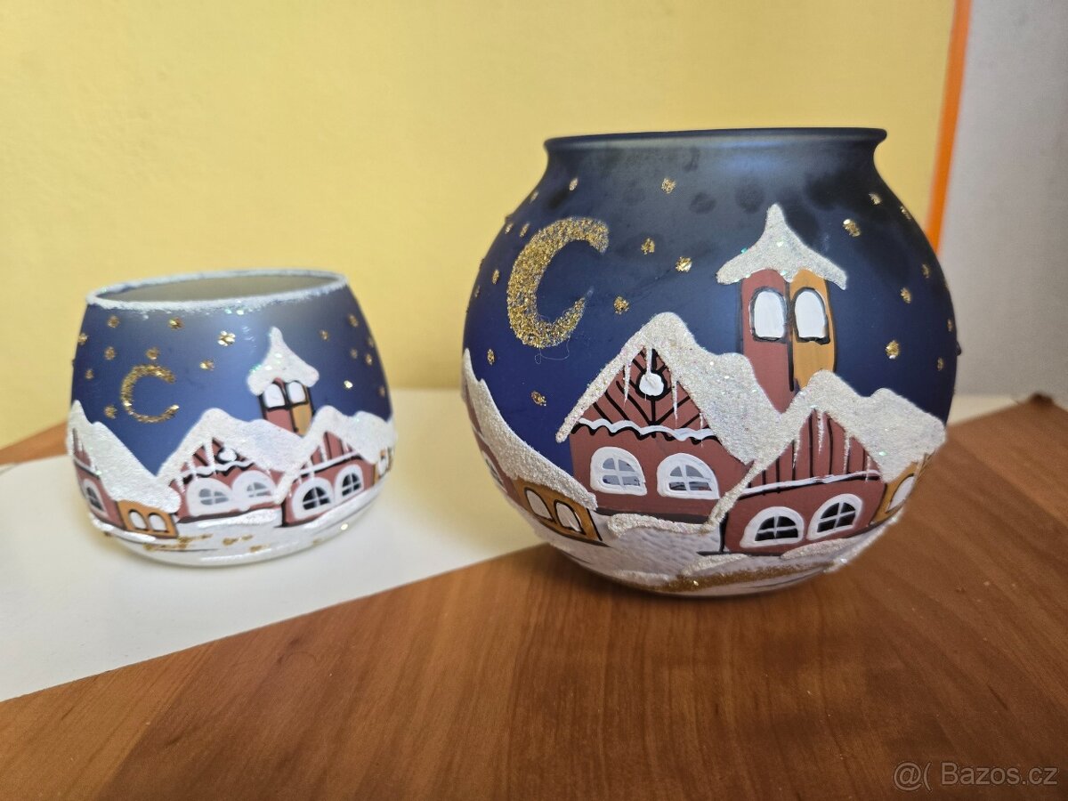 VÁNOČNÍ DEKORACE- SVÍCNY