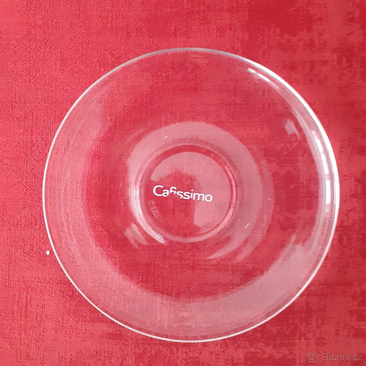 skleněné talířky - 8 ks