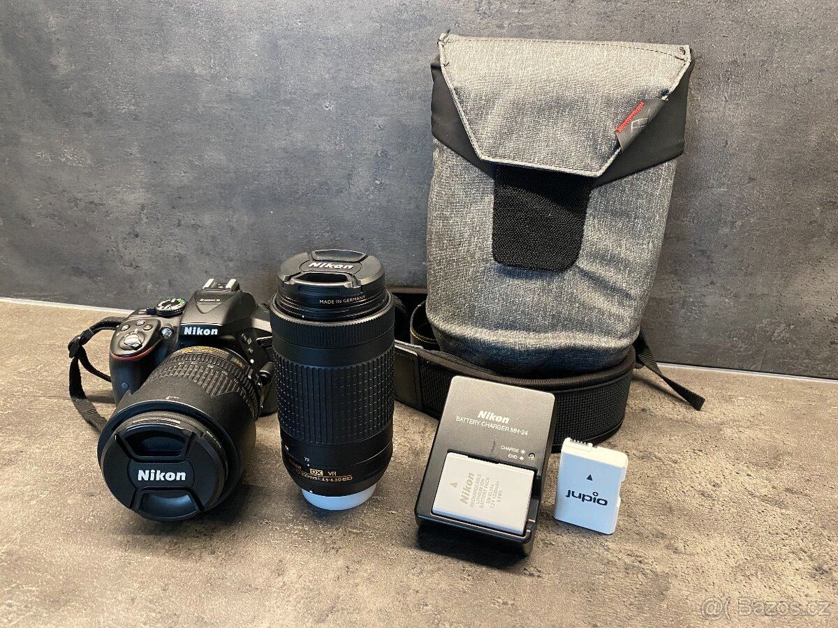 Nikon D5300 a dva objektivy