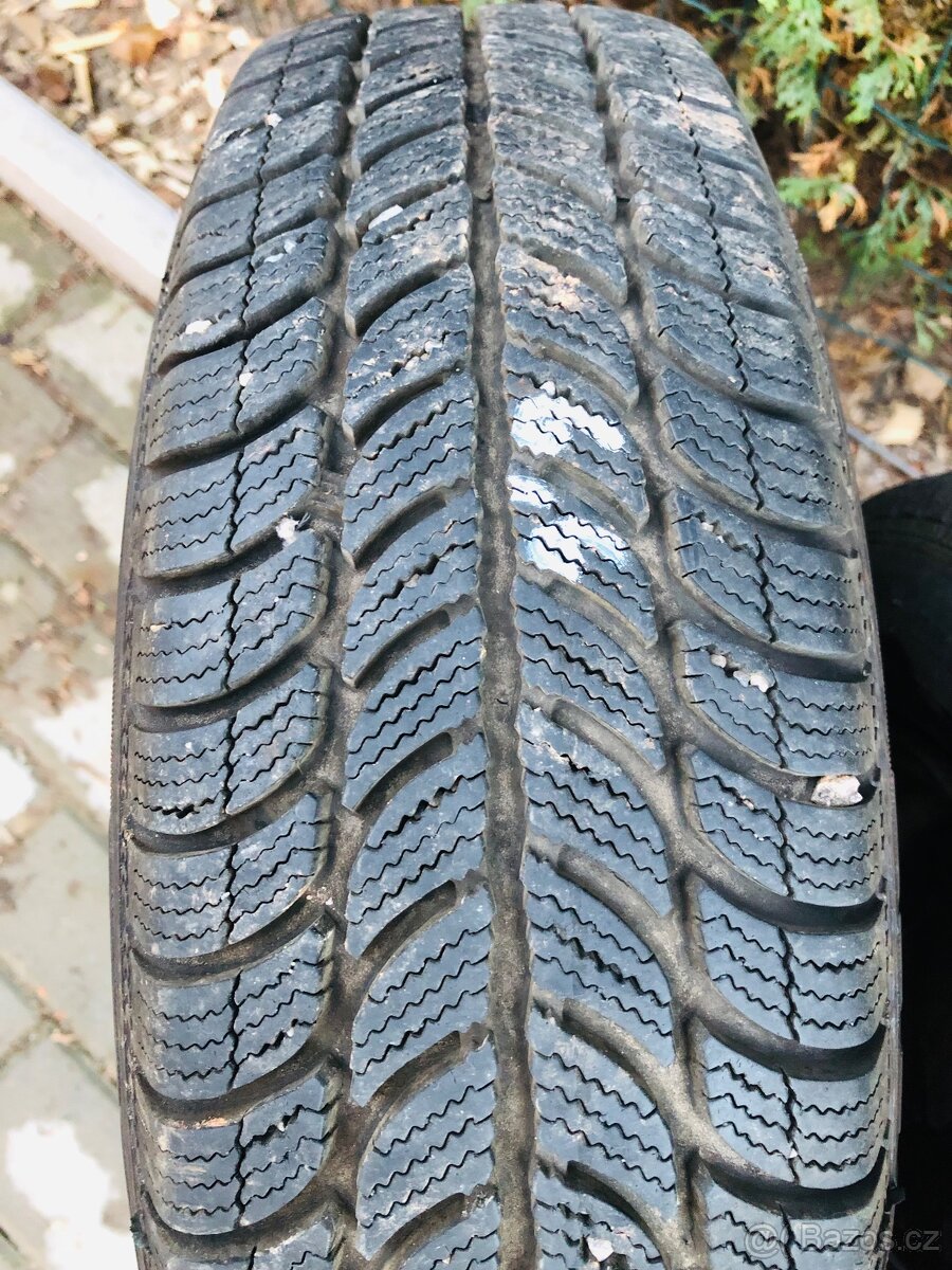 13" plechový disk 4x100 + ZIMNÍ PNEU Sava Eskimo S3+