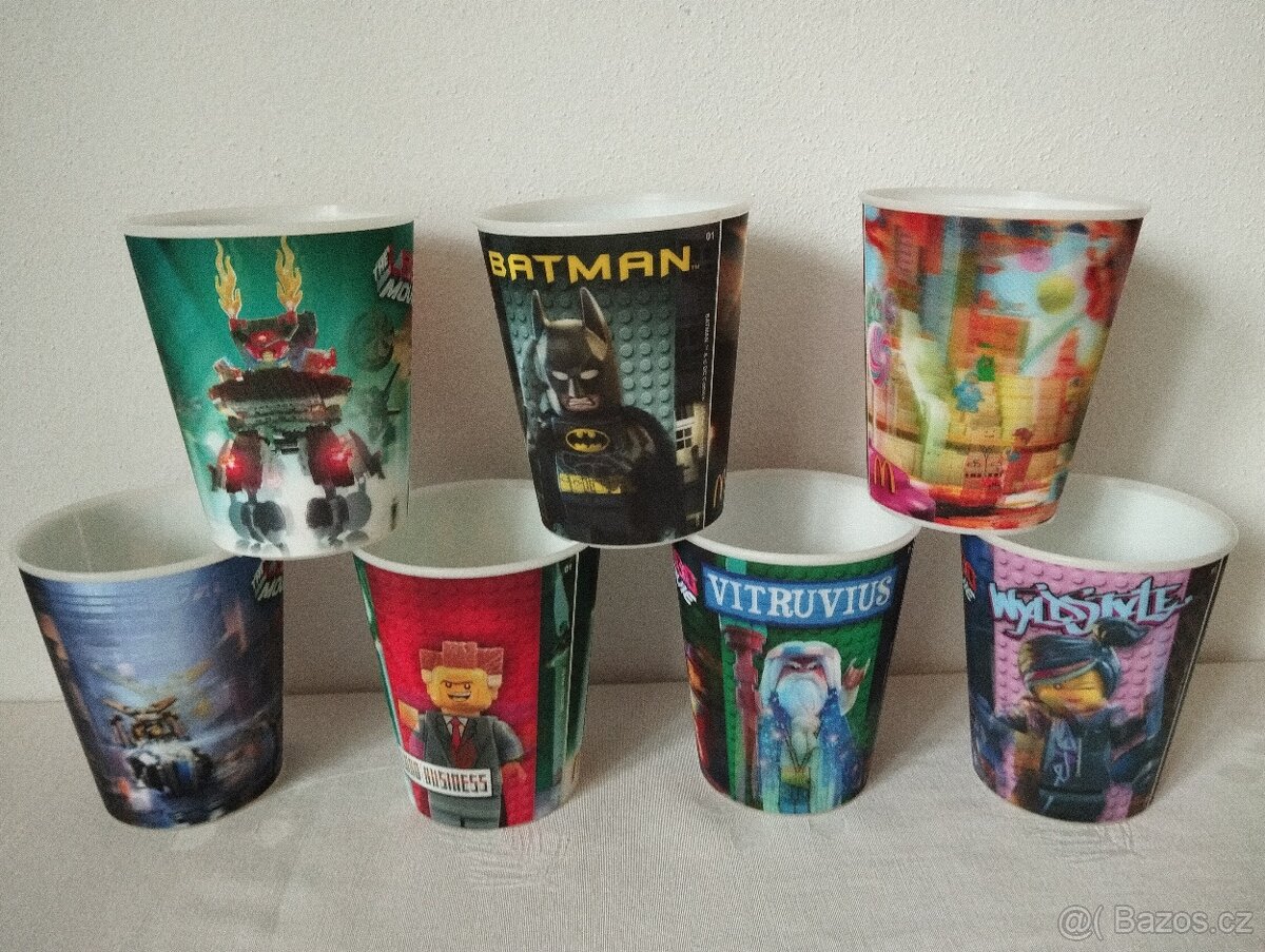 Sbírka 7x kelímek McDonald's lego
