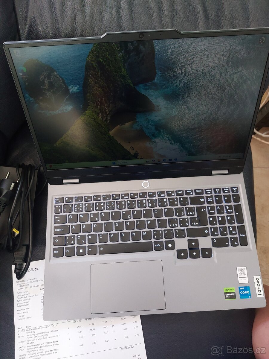 Herní notebook Lenovo LOQ 1000 GB, DOKLAD, ZÁRUKA