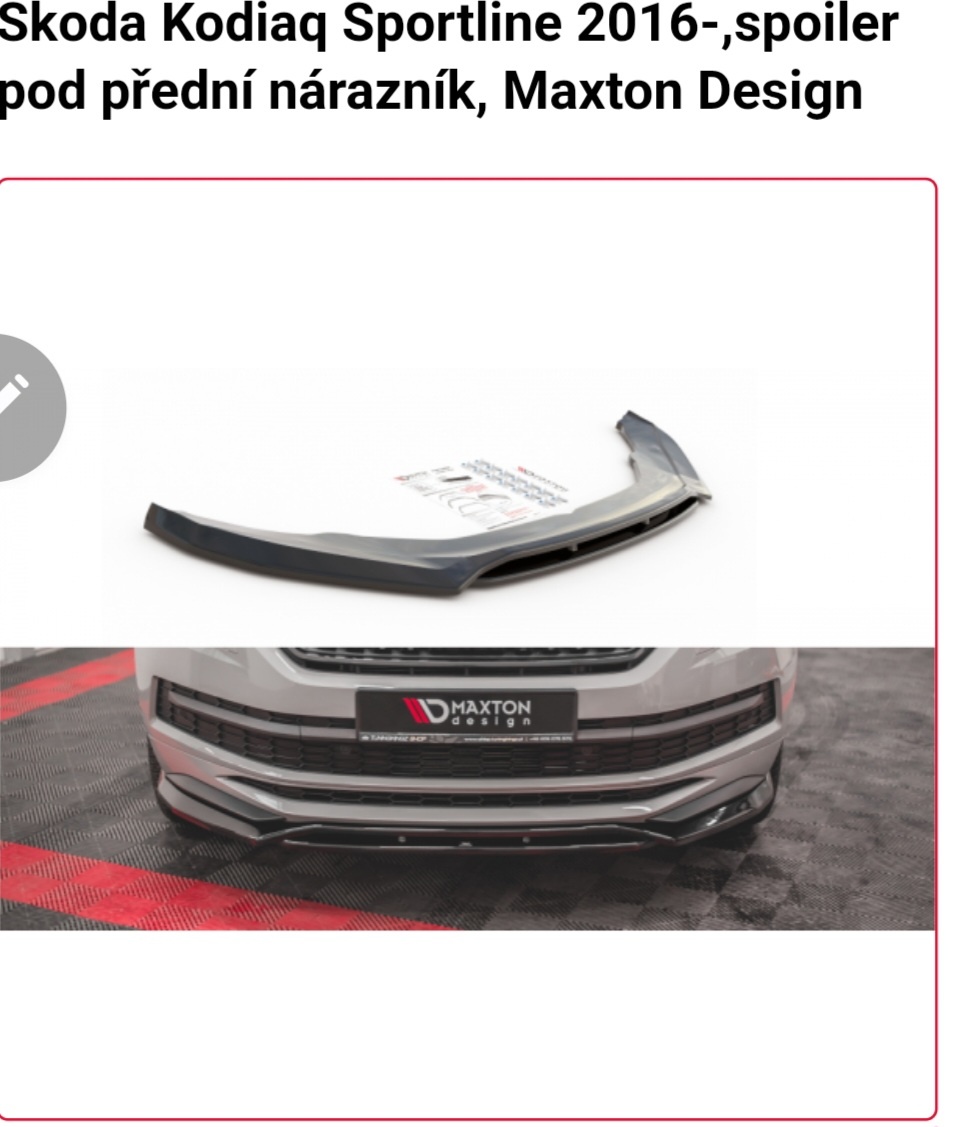 Spoiler Škoda kodiaq