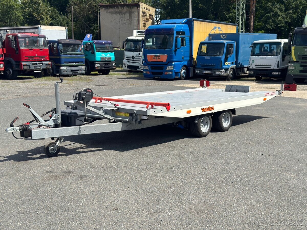 Vezeko R2B2J 2700KG sklápěcí autopřepravník, plaťák