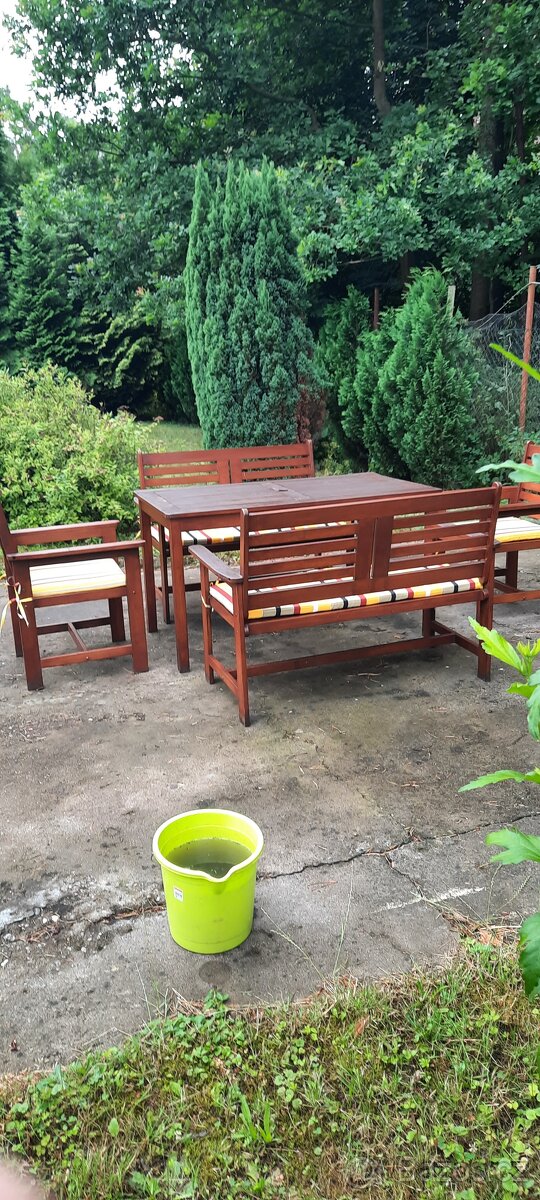 Teak zahradní souprava