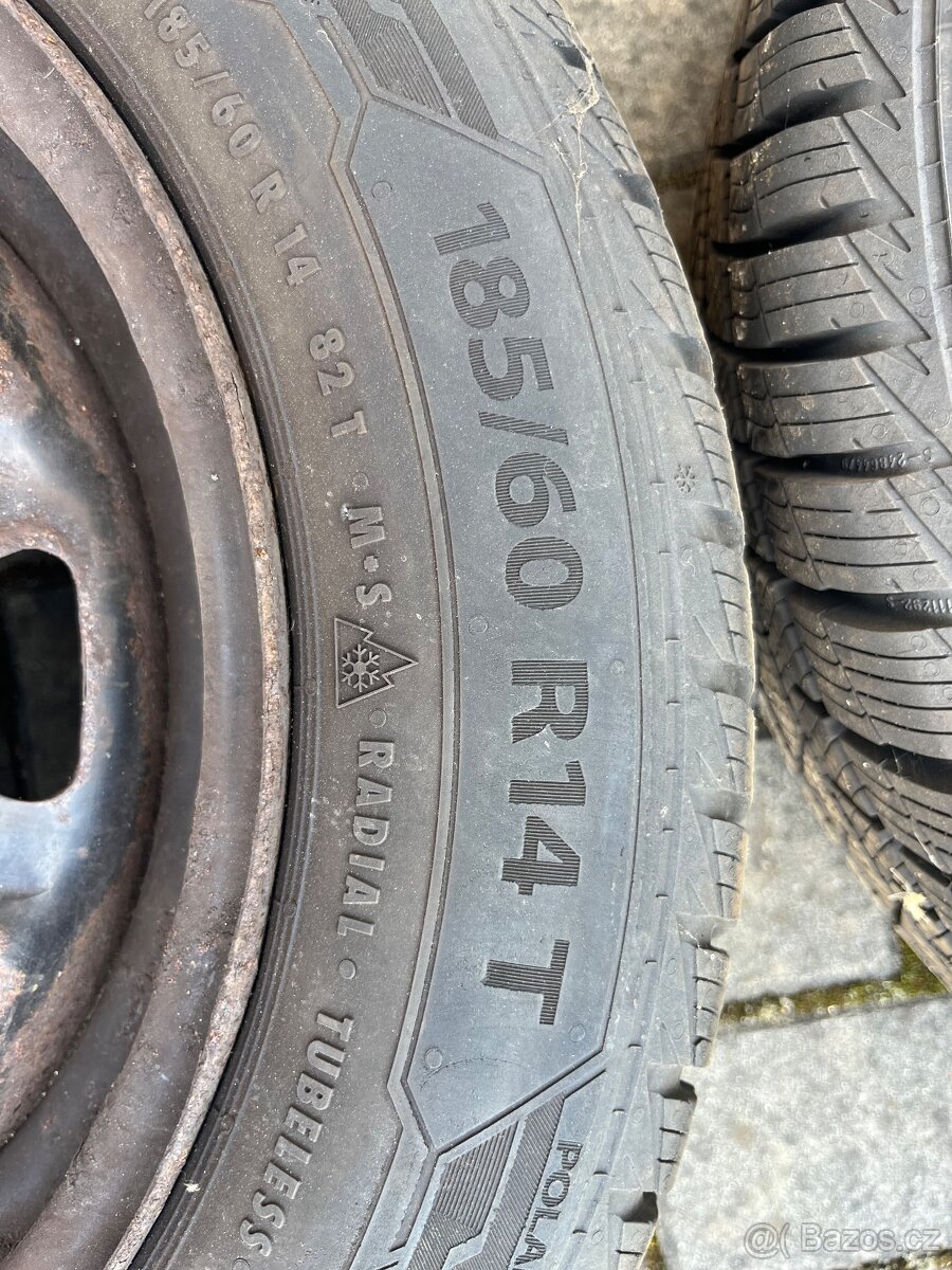 Sada zimnich a letnich gum pro 185/60 R14T