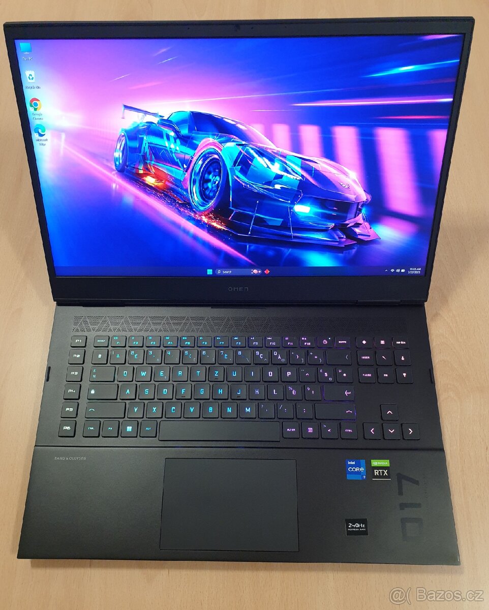 HP OMEN 17, RTX 4090 16GB, 32GB DDR5, 17,3" 240Hz_2K