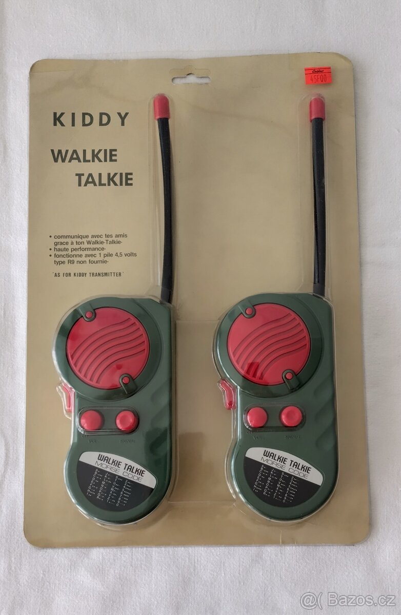 Retro dětské vysílačky (kiddy walkie talkie)