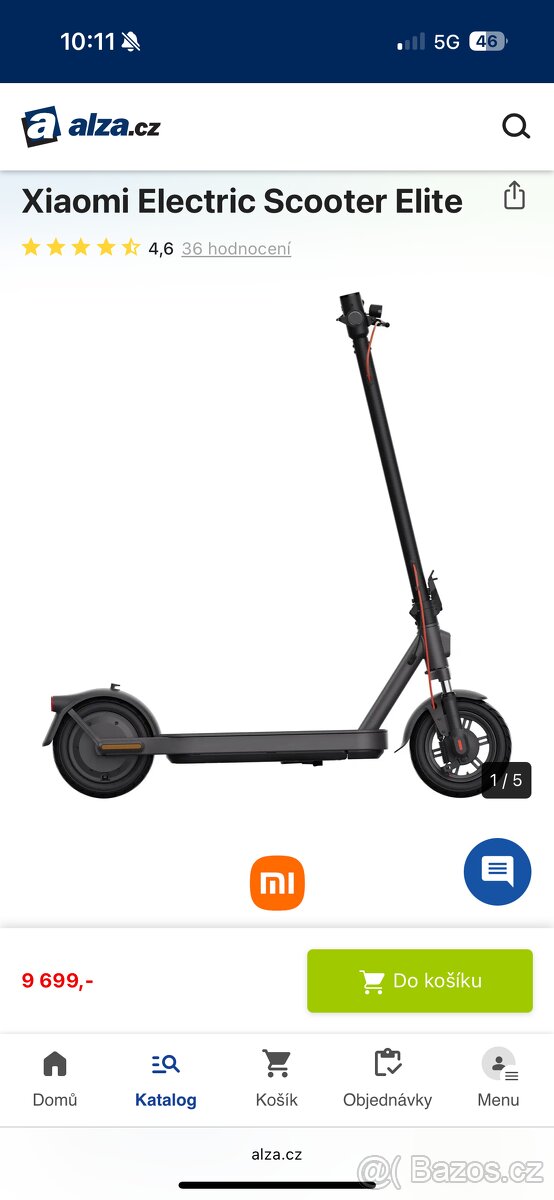 Vyměním elektro koloběžku Xiaomi Elite za PC/PC+doplatek