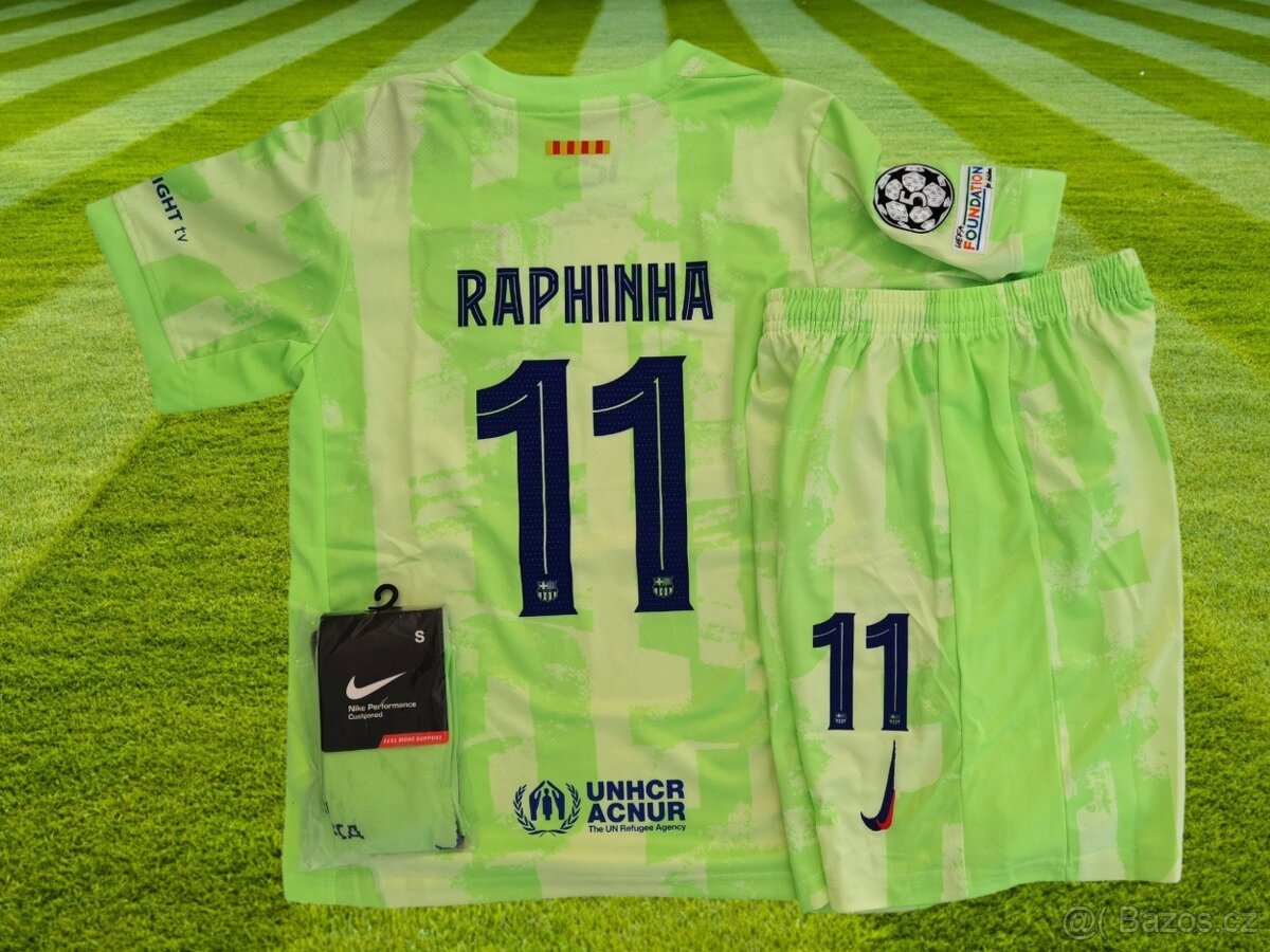 Raphinha #11 dres FCB green Travis Scott