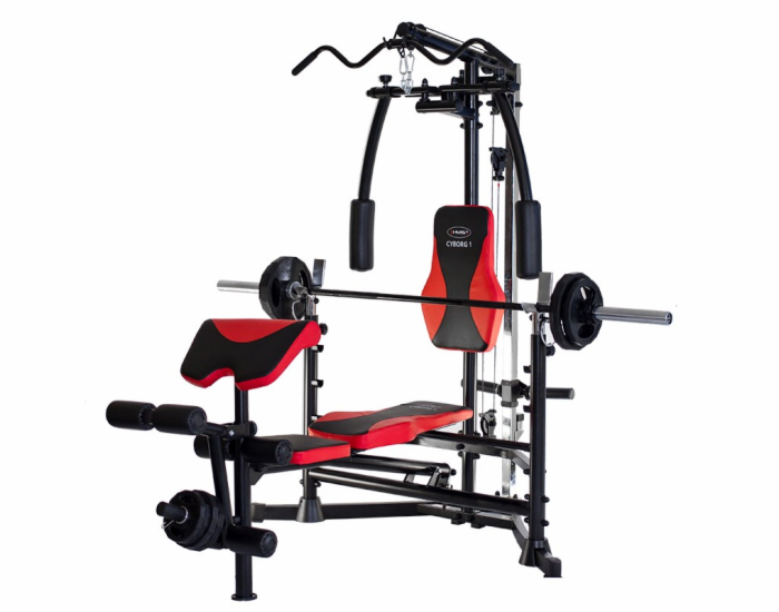 BENCH LAVICE SE STOJANY HMS CYBORG 1 + OSA , ČINKY, KOTOUČE