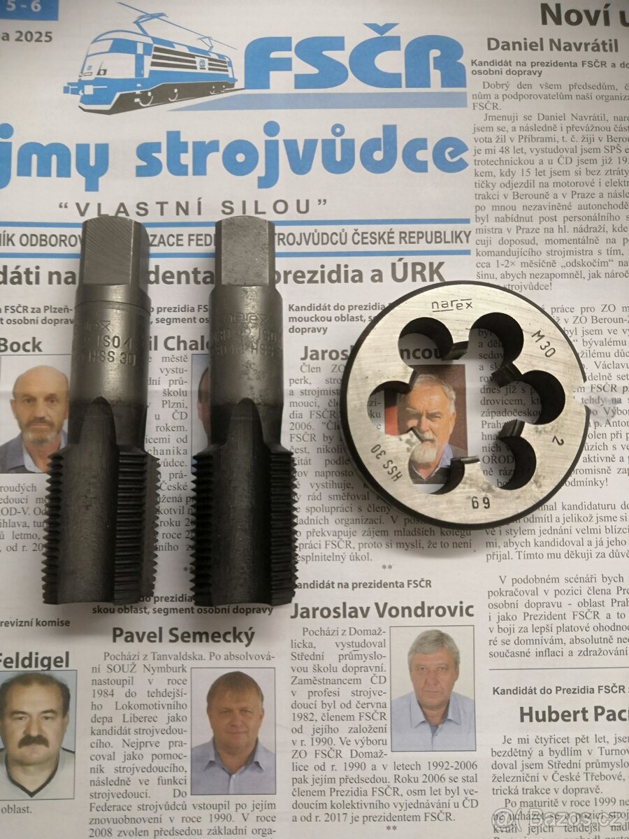 P:závitníky a oko m30x2