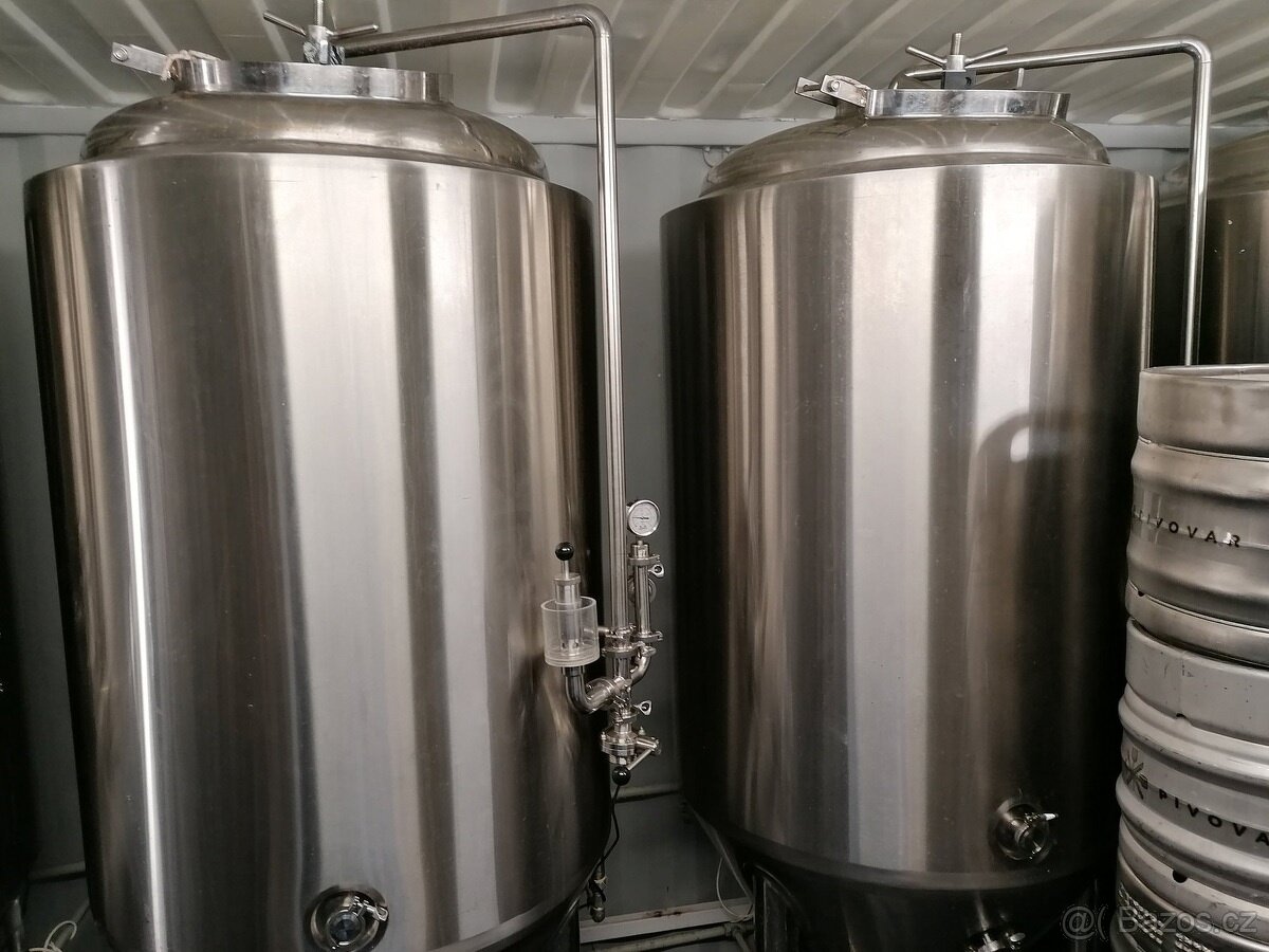 Minipivovar - kompletní technologie v kontejnerech 2x6m