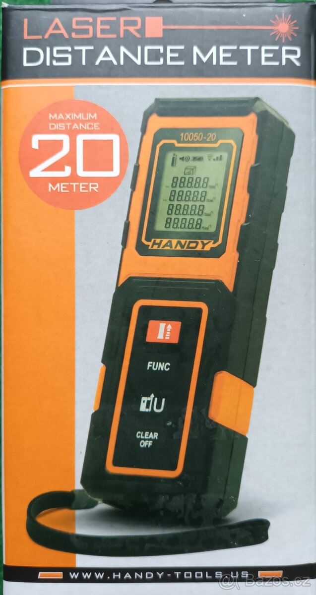 Prodám NEPOUŽITÝ laserový měřič zn. HANDY