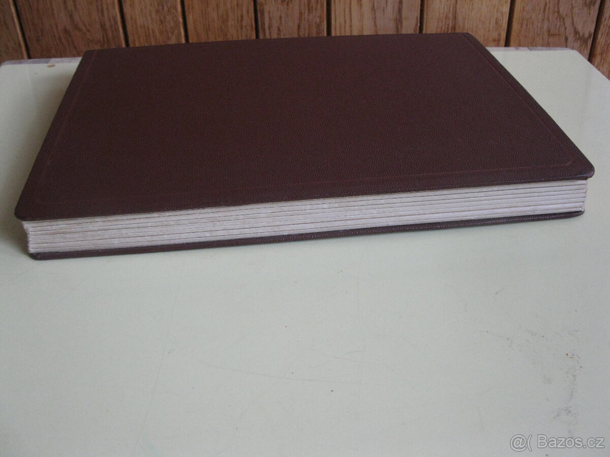 Album známky Afrika  , Pérové desky s listy Slovensko .