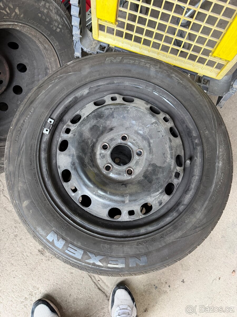 15" plechové disky škoda fabia3 ,rapid