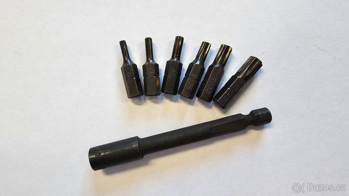 Sada bitů TORX 7- dílná výroba ČR