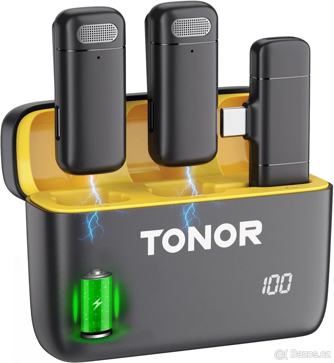 Duální bezdrátové klopové mikrofony TONOR TL350 USB-C