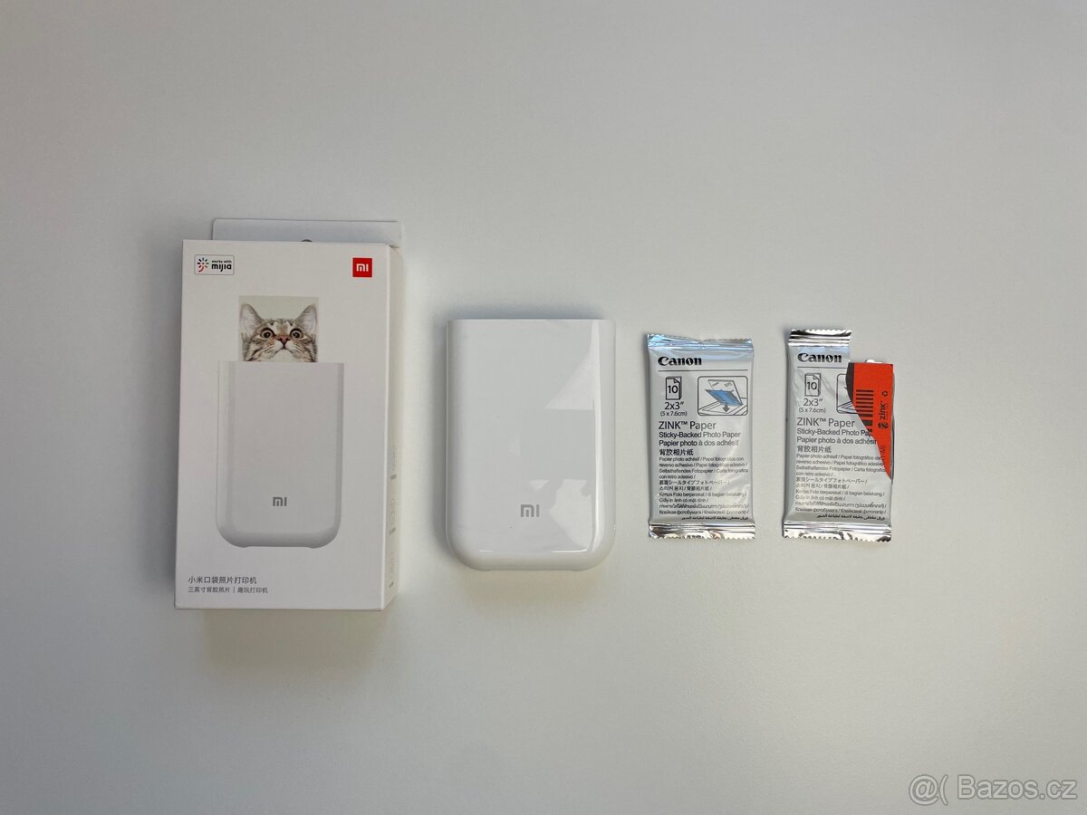 Xiaomi ZINK printer + 14 papírů