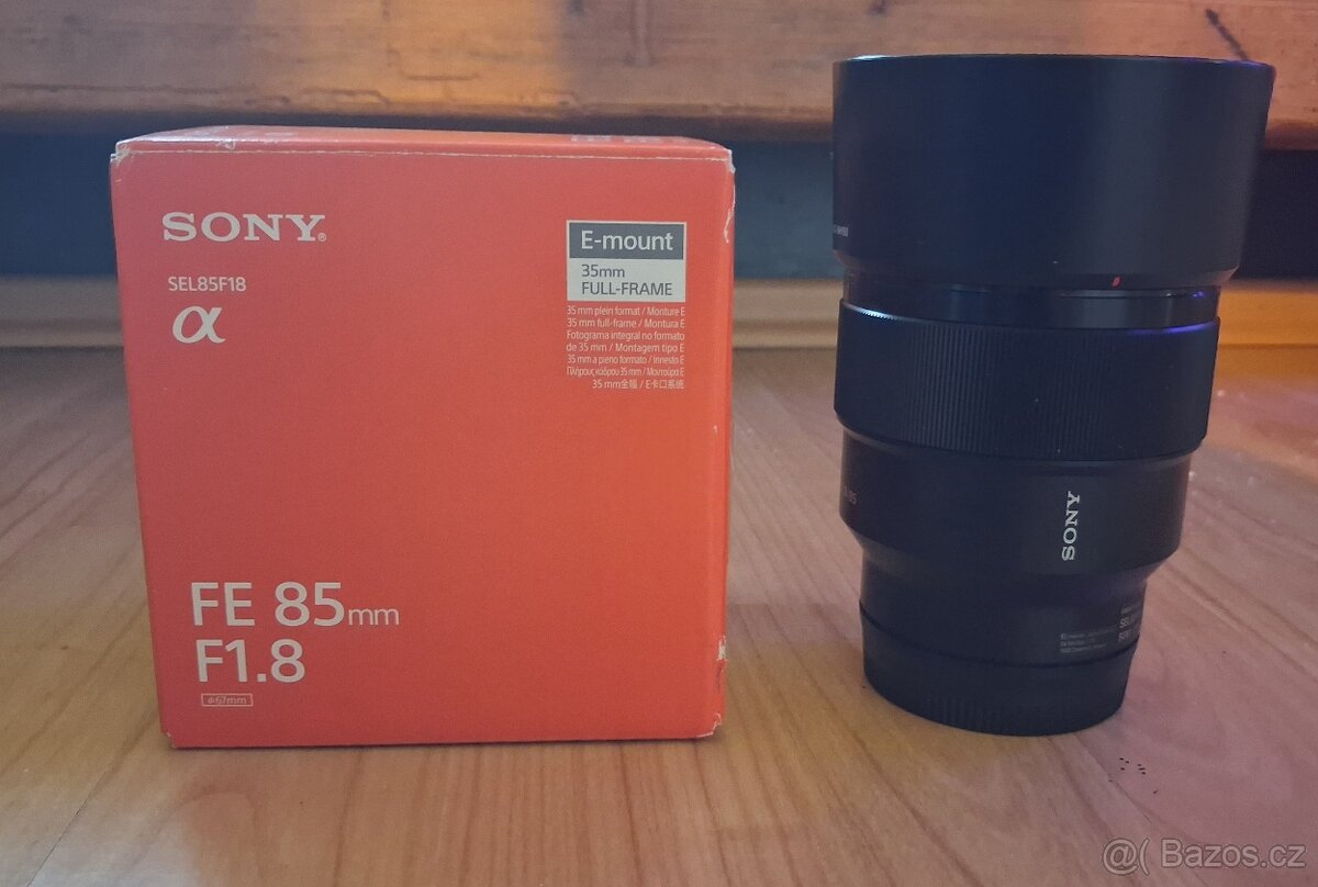Sony 85mm f1,8